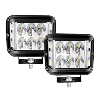 Lumină de lucru LED, iluminare pe trei fețe, 36W, 12V, 4800 lm, 6000K