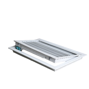 Aluminijski otvor za zrak sa žaluzijama, jednostruki, povrat zraka s filtrom, otvor za inspekciju, ulaz zraka, vanjski zid vodootporan