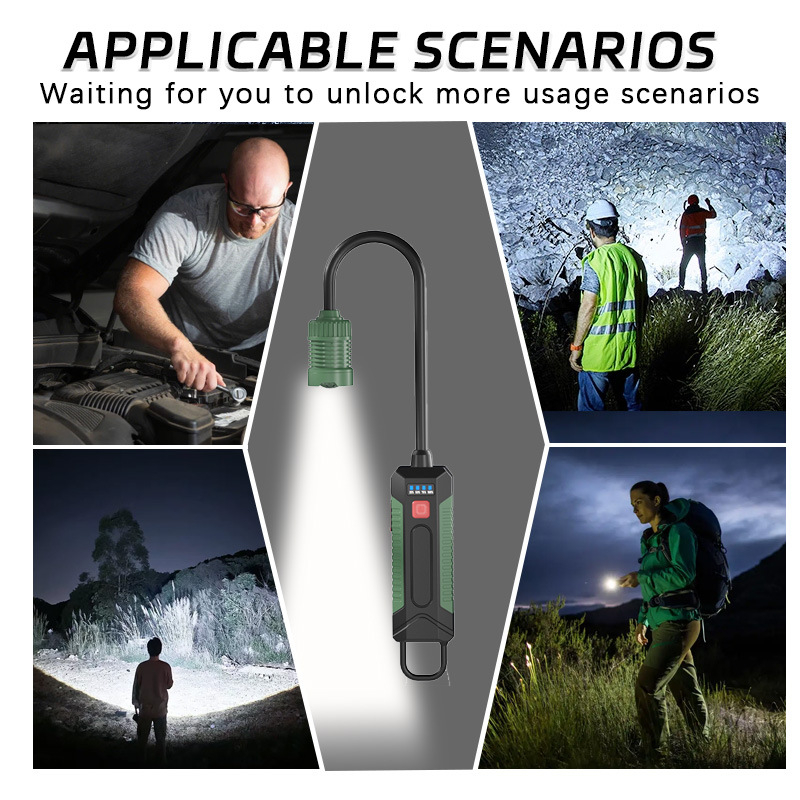 Daudzfunkcionāla darba gaismas lampa automobiļu apkopei – LED, 10W, 4800 lm, IP65, 360° leņķis