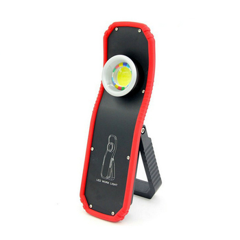 COB работна лампа с кука – 60W зареждане, LED, 2600mAh батерия, телескопично увеличение, въртене на 360°