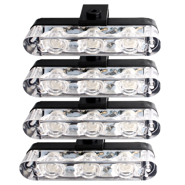 Автомобилно мигащо светло с клип, 12 LED, модел 9103-4, 12 V, 27 W, 1200 lm