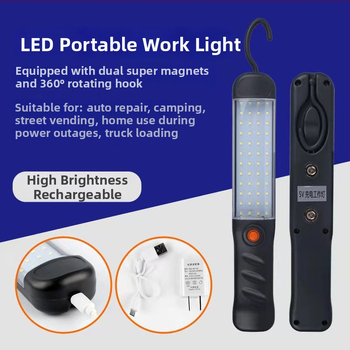 LED uzlādes magnētiskais pārbaudes lukturis automašīnu remontam