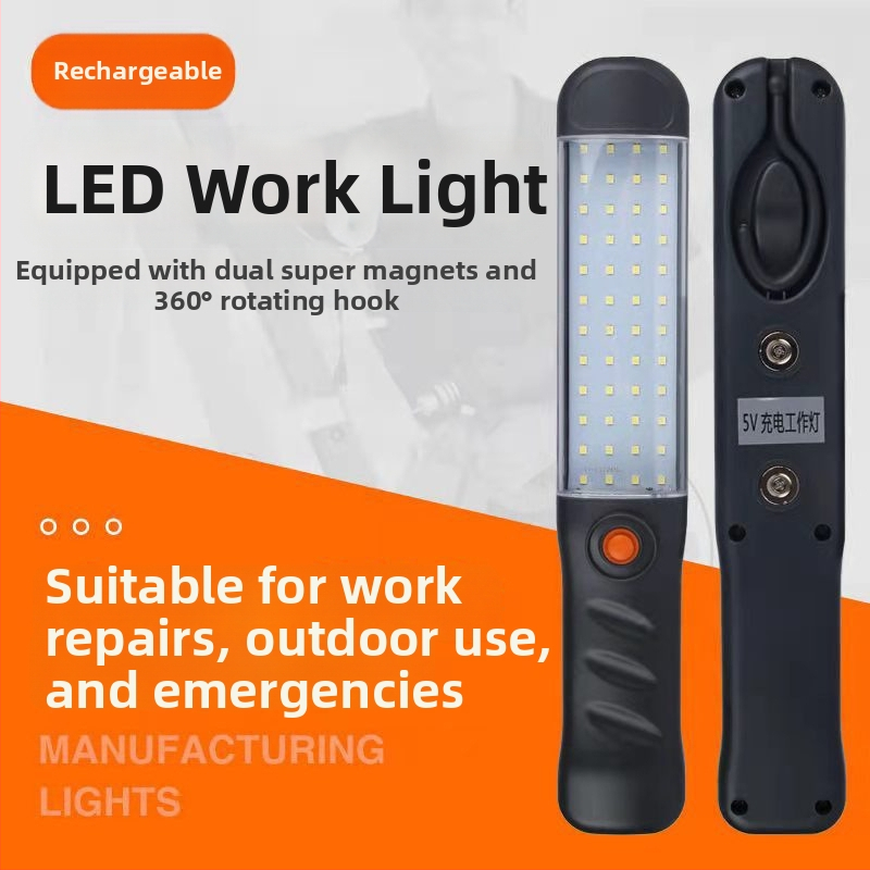 LED uzlādes magnētiskais pārbaudes lukturis automašīnu remontam