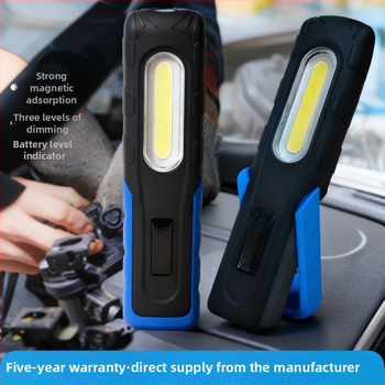 Salokāma LED darba lampa auto kopšanai (auto mazgāšana un remonts), COB LED, 220V, 10W, 800 lm, 45° staru leņķis