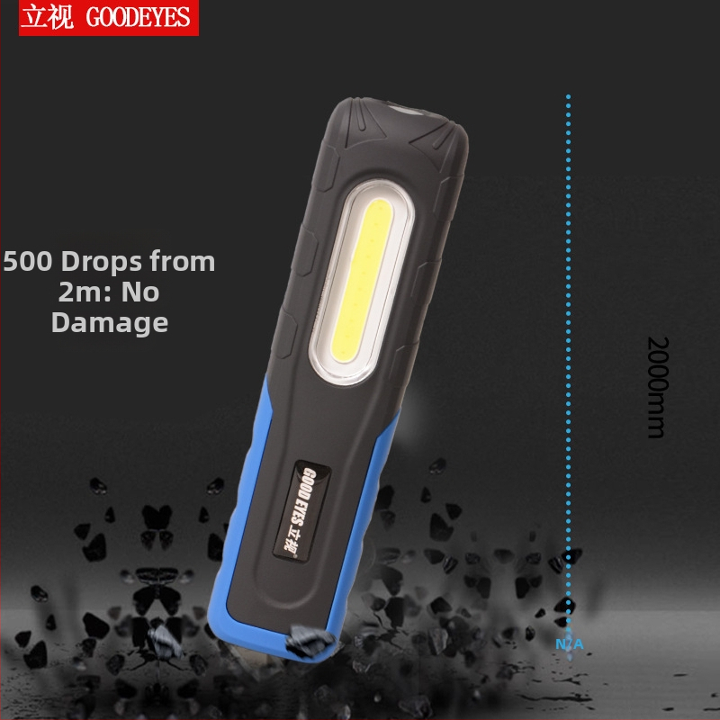 Salokāma LED darba lampa auto kopšanai (auto mazgāšana un remonts), COB LED, 220V, 10W, 800 lm, 45° staru leņķis