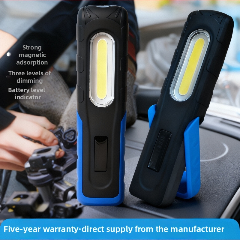 Salokāma LED darba lampa auto kopšanai (auto mazgāšana un remonts), COB LED, 220V, 10W, 800 lm, 45° staru leņķis