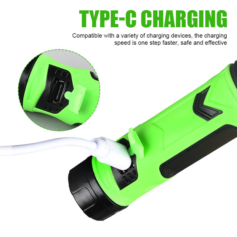 USB napajana LED lampica za vrat s dvostrukim svjetlom za čitanje i učenje, 360° rotacija, 5W, baterija 500 mAh