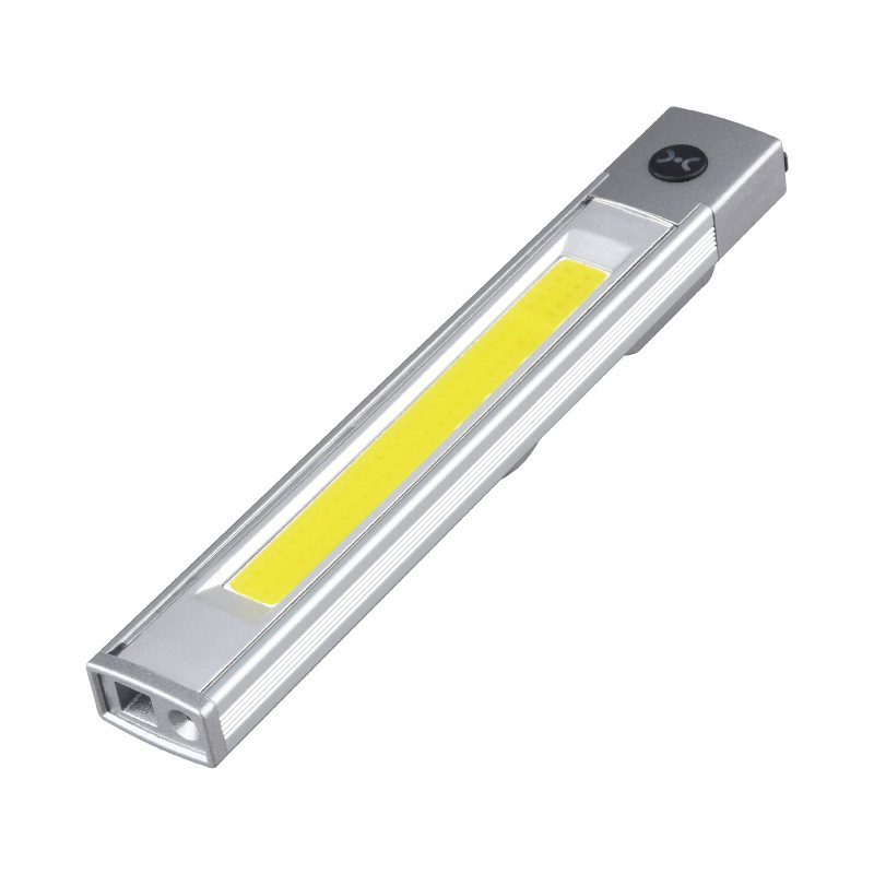 Lumină de lucru COB LED cu încărcare USB, clip magnetic pentru stilou și pointer laser multifuncțional (5W)
