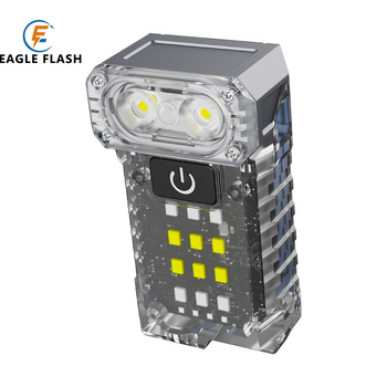 Lumină de lucru mini multifuncțională cu cap rotativ 360°, alimentare manuală, LED + bec, 25 W, baterie 1200 mAh