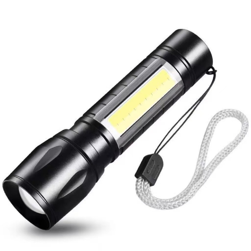 USB punjiva LED svjetiljka s ručnim pogonom, snažan LED, vodootporna, domet do 200 m, svjetlo za nuždu