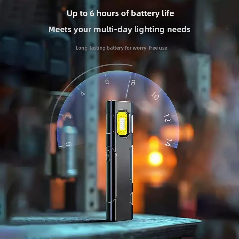 Ručná baterka s magnetickou základňou, 3W LED, životnosť LED 99999 h, vodotesná