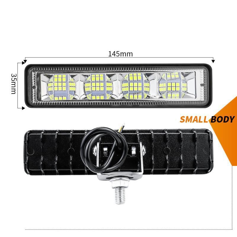 LED работна светлина с 24 светодиода, 72W, 1200LM, 12-60V, 6000K