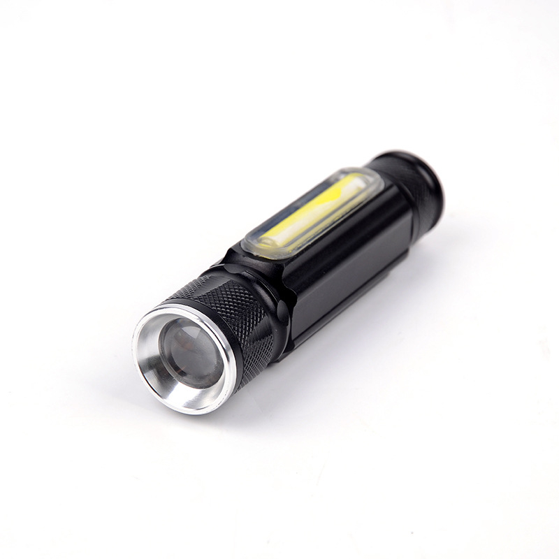 XML T6 lanternă USB reîncărcabilă cu COB, lampă de lucru și LED de inspecție, 10W, corp din aluminiu, încărcare USB, rază până la 200 m, multifuncțional