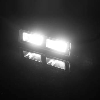 Автомобилна LED праволинейна работна лампа, 48W, 9-36V, LED източник, 6500K, алуминий + PC + неръждаема стомана