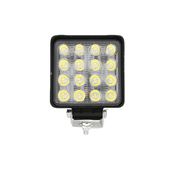 LED работна светлина за екскаватор и палетна количка - 48W, 12-80V, 2000 lm, 5000 ч, корпус от алуминий и PC, модел Y-F16