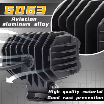 LED radna svjetiljka za automobil, off-road reflektor, aluminijsko i PC kućište, 5000 lm, 20 W, 10–30 V, vijek trajanja 50.000 h