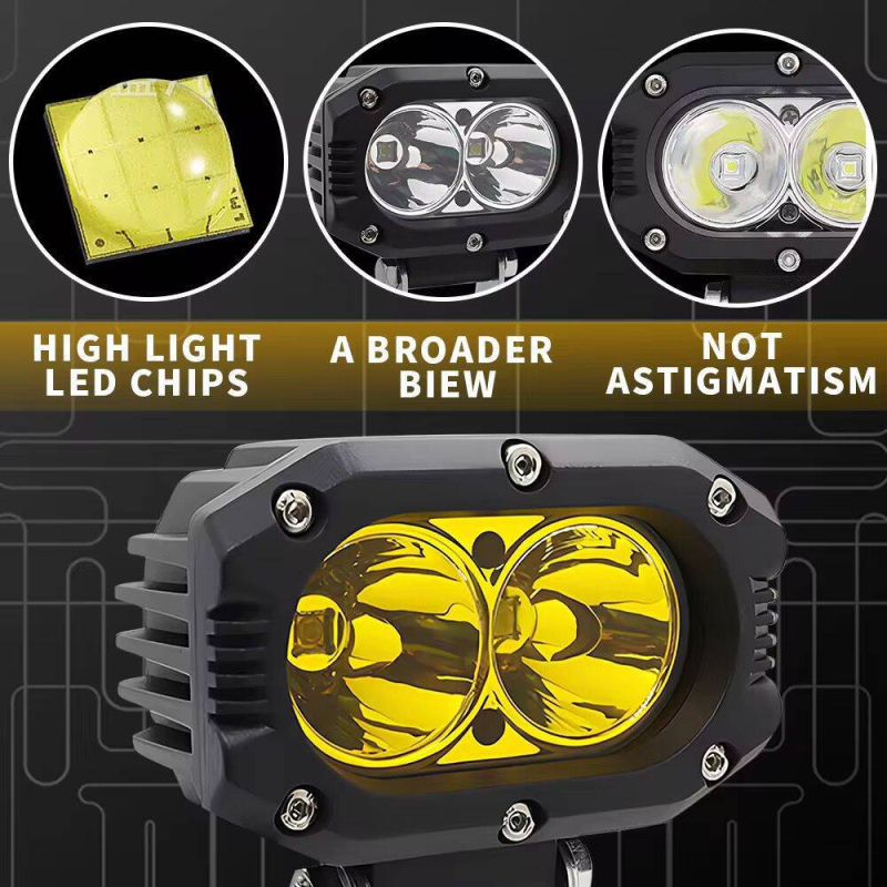 LED radna svjetiljka za automobil, off-road reflektor, aluminijsko i PC kućište, 5000 lm, 20 W, 10–30 V, vijek trajanja 50.000 h