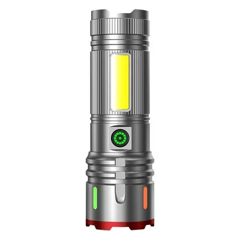 Punjaiva LED svjetiljka s teleskopskim zumom, COB bočno svjetlo, 5000mAh, 20W, vodootporna