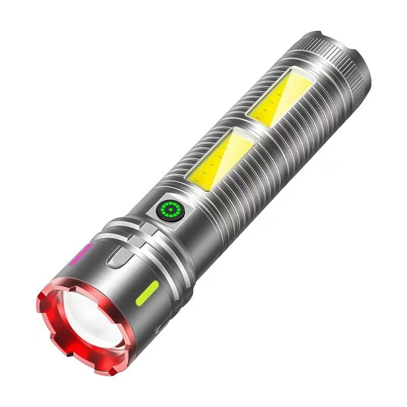 Punjaiva LED svjetiljka s teleskopskim zumom, COB bočno svjetlo, 5000mAh, 20W, vodootporna
