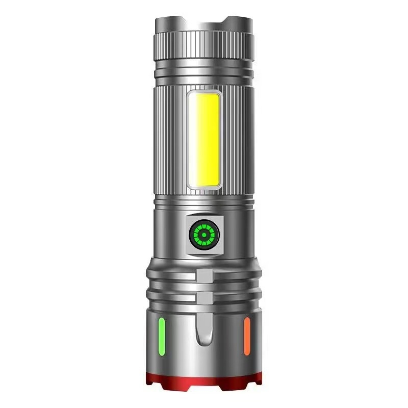Punjaiva LED svjetiljka s teleskopskim zumom, COB bočno svjetlo, 5000mAh, 20W, vodootporna