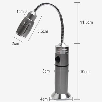 Prijenosna LED svjetiljka s zoomom i magnetnim krajem, 5W, 1500mAh, vodootporna