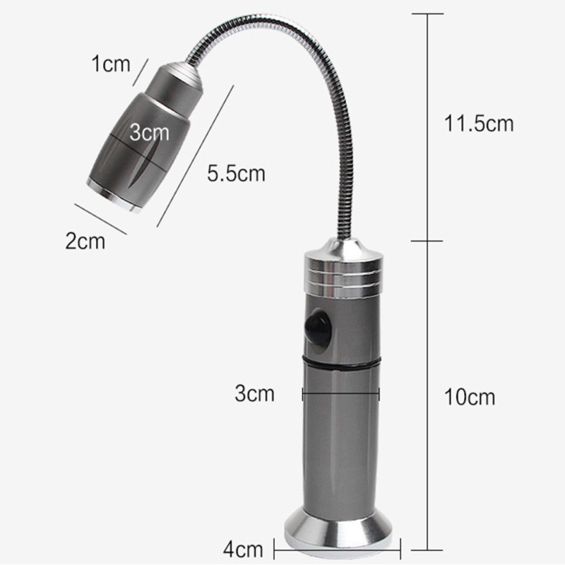 Prijenosna LED svjetiljka s zoomom i magnetnim krajem, 5W, 1500mAh, vodootporna