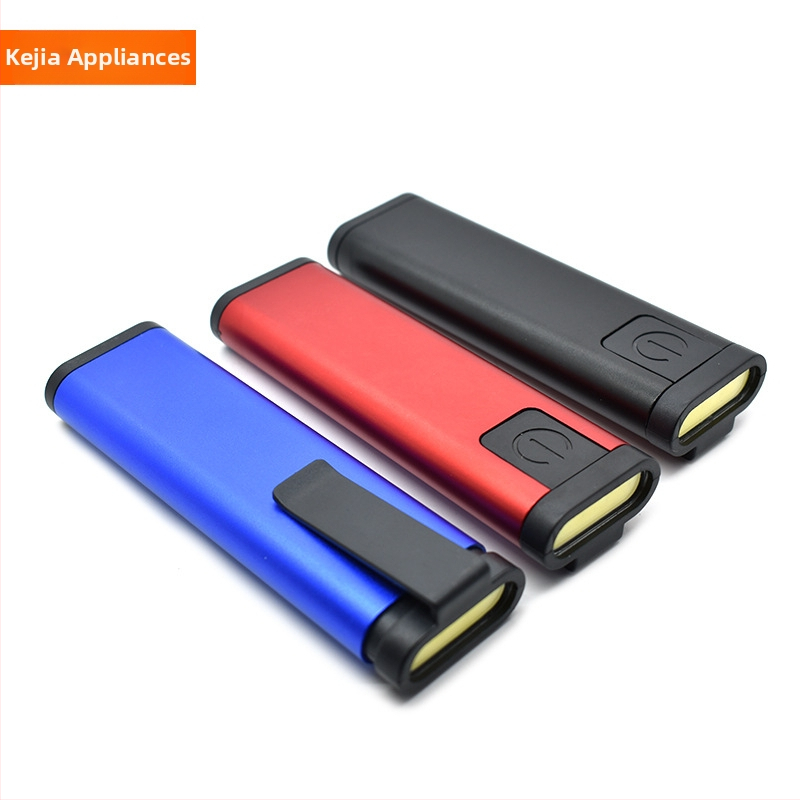 COB automobilių darbo lemputė su atsuktuvo galvute — Nešiojama, aliuminis+ABS, COB šviesa, baterijomis maitinama, rankinis energijos generavimas, spindulio nuotolis 50–100 m