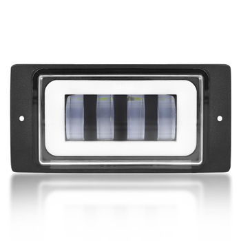 4‑LED elülső ködfény lámpa motorkerékpárhoz és univerzális autó LED fényszóró, modell Lada 4LED, 9–36V, 6000 lm, 3500–6000 K, élettartam 50 000 óra