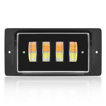 4‑LED elülső ködfény lámpa motorkerékpárhoz és univerzális autó LED fényszóró, modell Lada 4LED, 9–36V, 6000 lm, 3500–6000 K, élettartam 50 000 óra