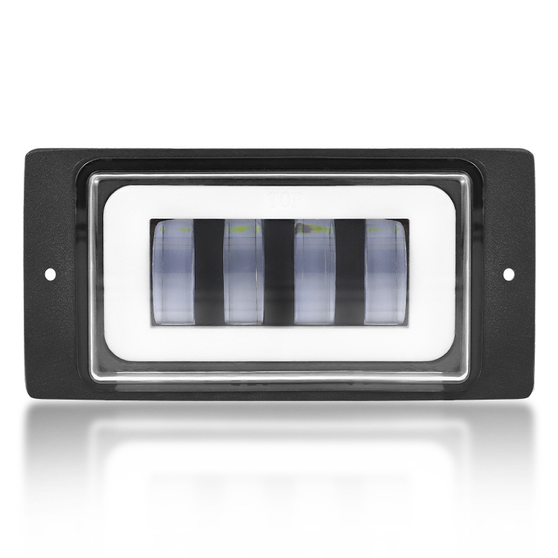 4‑LED elülső ködfény lámpa motorkerékpárhoz és univerzális autó LED fényszóró, modell Lada 4LED, 9–36V, 6000 lm, 3500–6000 K, élettartam 50 000 óra