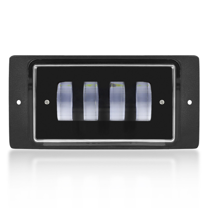 4‑LED elülső ködfény lámpa motorkerékpárhoz és univerzális autó LED fényszóró, modell Lada 4LED, 9–36V, 6000 lm, 3500–6000 K, élettartam 50 000 óra