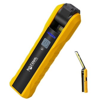 LED munkalámpa erős mágnessel, rejtett kampó, 2000mAh akkumulátor, 3W teljesítmény, 360° forgás