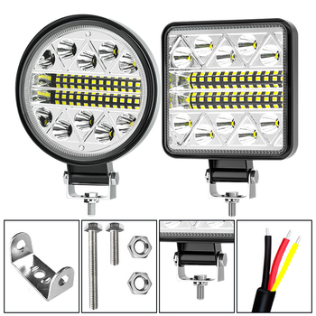 LED munkalámpa, 102W, 8000LM, 9-36V, 34LED, alumíniumötvözet
