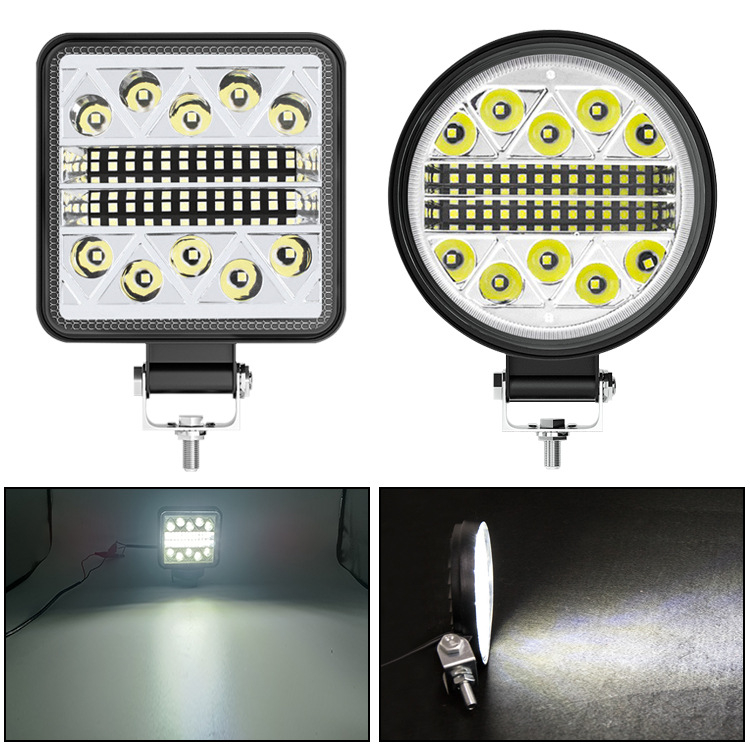 LED munkalámpa, 102W, 8000LM, 9-36V, 34LED, alumíniumötvözet