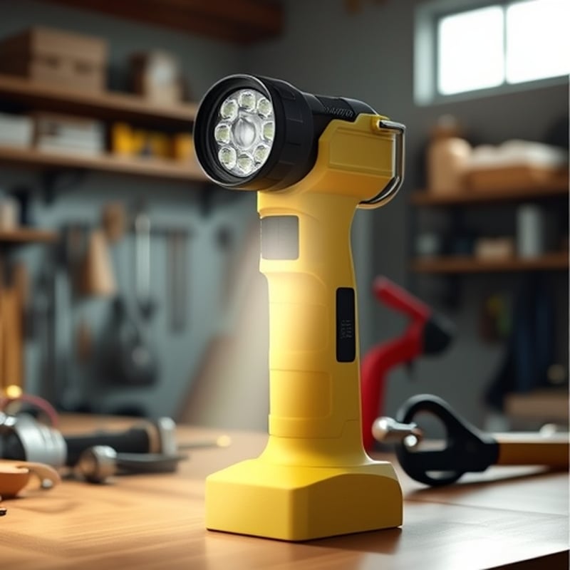 Chintorch AH22 LED работна светлина, ръчна фенерче, 10W, 3,7V, за ремонт на автомобили и аварийно осветление, съвместим с всички модели