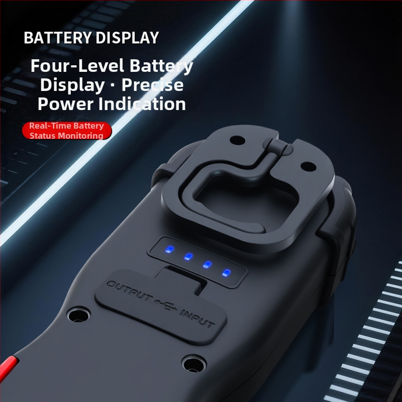 Ръчна COB LED работна лампа S695 – COB+LED, 3.7V, 6000–7000K, размери 45.5×64.1×208 мм