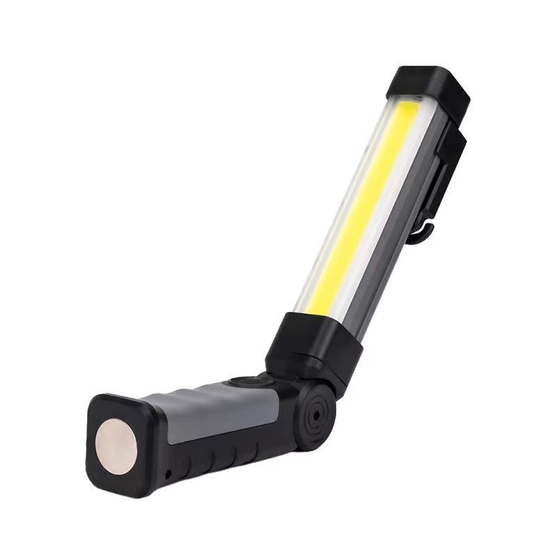 COB LED többfunkciós autó-karbantartó lámpa, összecsukható mágneses alap, USB-töltés, 2000mAh, fénynyaláb 50–100 m