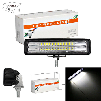 LED работна лампа за офроуд превозни средства, 72W, 24 светодиода, 12-24V, 10800 lm, 6500K