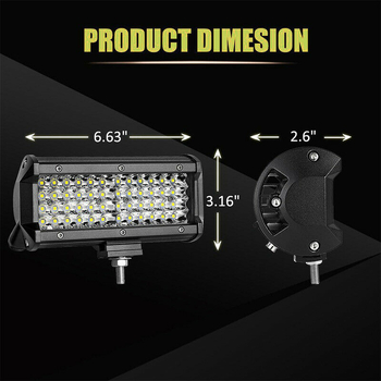 Automobilska LED radna svjetiljka 400W za off-road - 9-30V, 4000 lm, 6000K, LED 3030