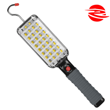 LED inšpekčná pracovná lampa s USB-C nabíjaním, magnetický hák, 360° otáčanie, 2000 mAh