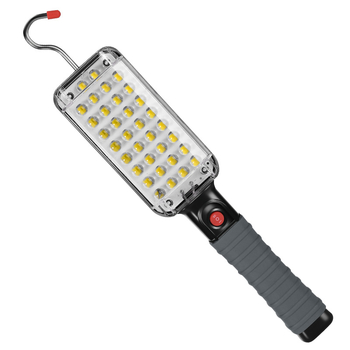 LED inšpekčná pracovná lampa s USB-C nabíjaním, magnetický hák, 360° otáčanie, 2000 mAh