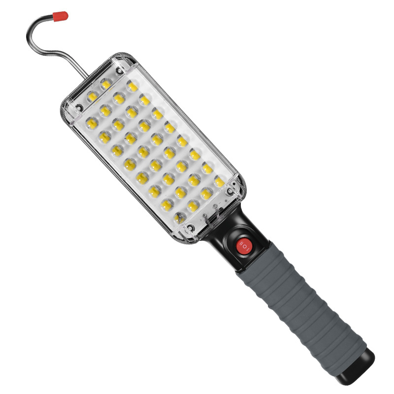 LED inšpekčná pracovná lampa s USB-C nabíjaním, magnetický hák, 360° otáčanie, 2000 mAh