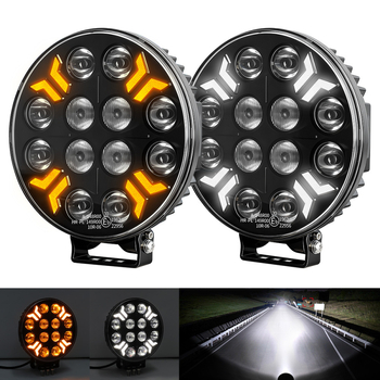 Lumină LED circulară pentru off-road, 160W pe pereche, 9-32V DC, 20000 lm/pereche, 6000K