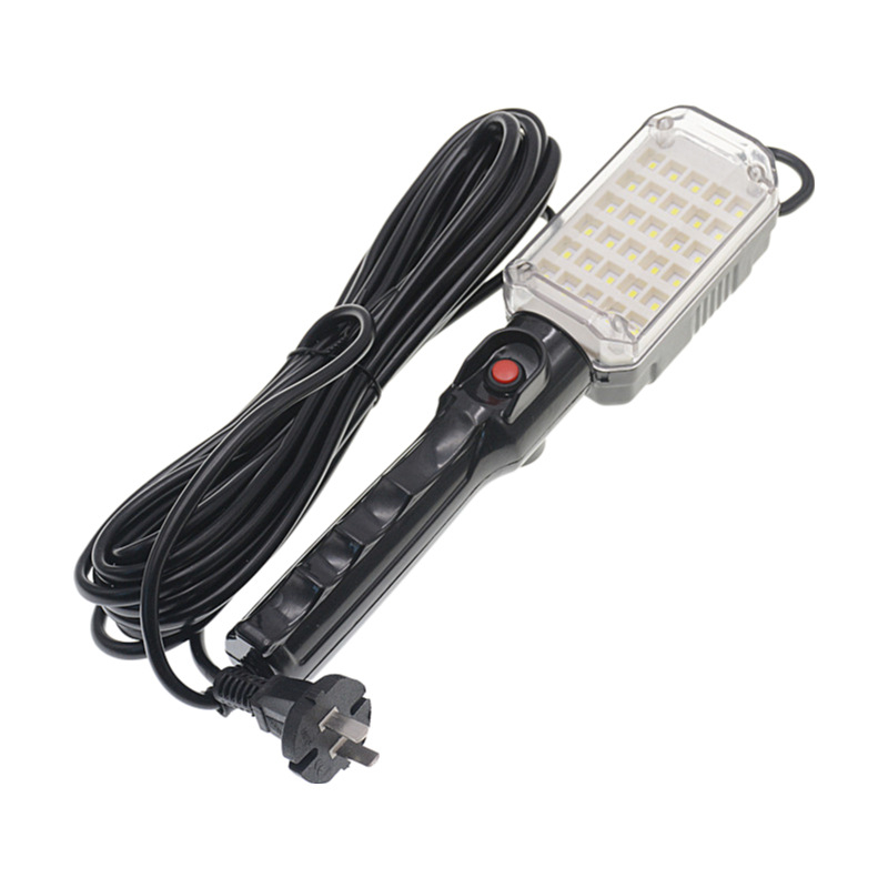 Automobilska inspekcijska svjetiljka s magnetskim kukicama, 220V LED radna svjetiljka, 30 LED, 100–120 lm
