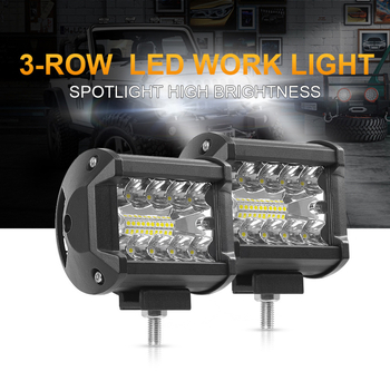 Pracovná lampa 60W 12V 2000 lm 6000K hliníkové telo