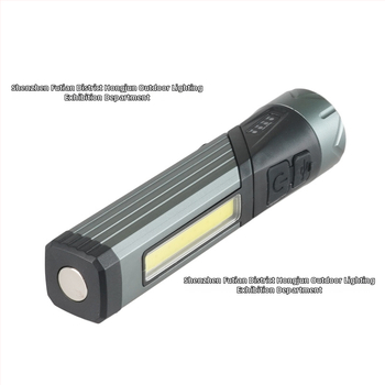LED svietidlo s USB nabíjaním a magnetom pre údržbu a inšpekciu, 10W, 1000 lm, dosah 100 m, 18650 batéria, IPX64, hliníkové puzdro