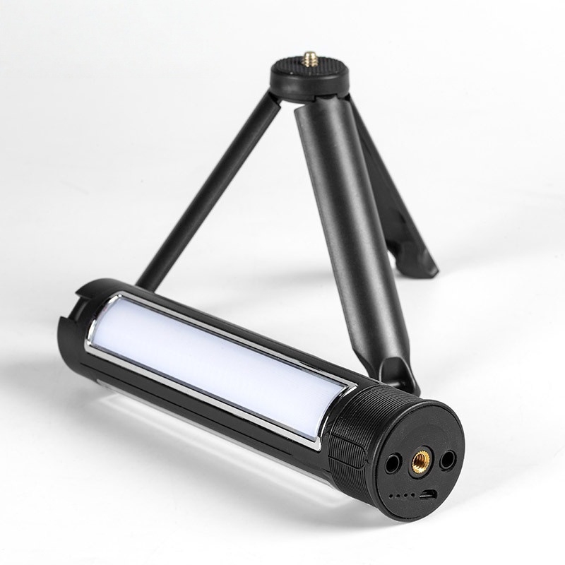 LED lampă de lucru portabilă cu suport, încărcare USB, pliabilă, 10W, baterie încorporată, multifuncțională pentru reparații auto