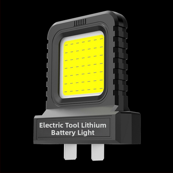 Jiantu 21V COB pracovné svetlo pre elektrické náradie – nastaviteľná jas, životnosť 50 000 h (Napätie: 20-21V; Výkon: 10W; Zdroj svetla: COB)