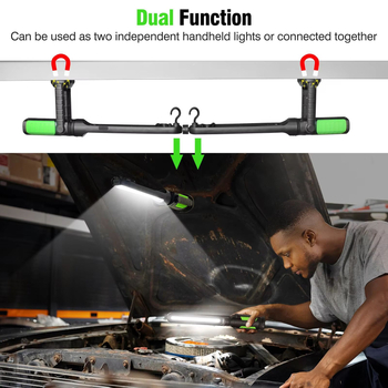LIUMEX Automobiļu remonta darba gaismas XH-ST51 – uzlādējams LED ar ABS korpusu, magnētiska piestiprināšana, 3,7V IP44