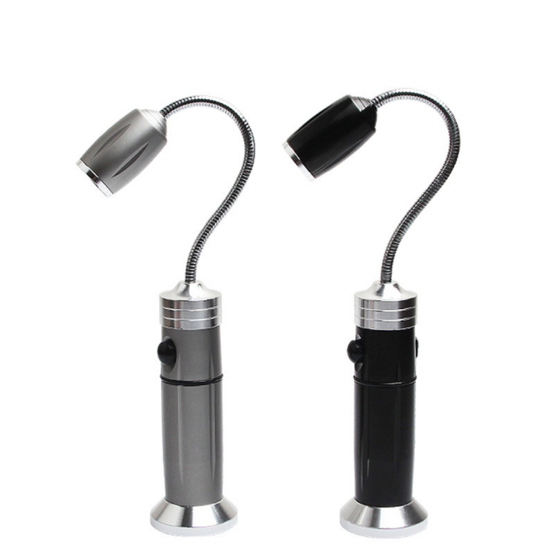 Ponovno punjiva LED lampa od 10W, aluminijsko kućište, 18650/AAA×3, 360° okret, magnetsko usmjeravanje, domet 200–500 m, za kampiranje, potragu i auto popravak